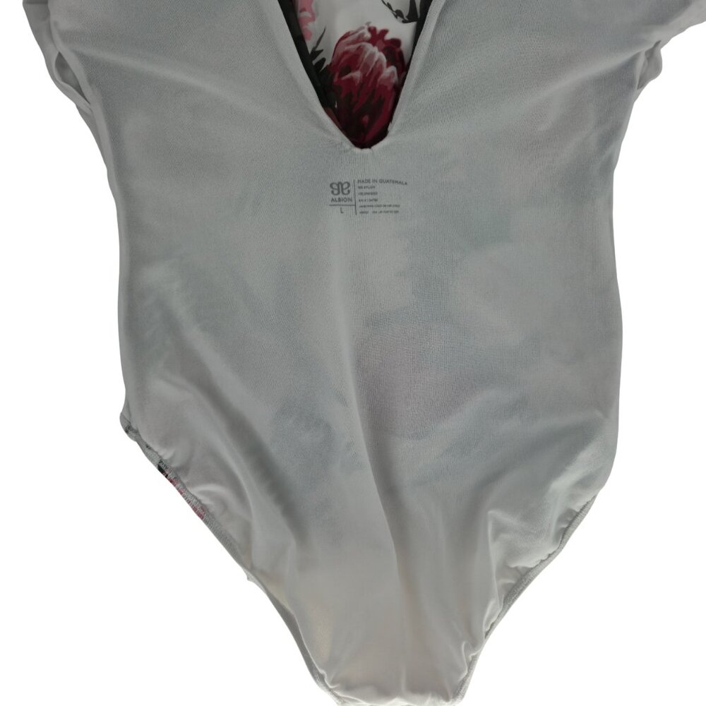 Albion Swimsuit One-Piece Desert Rose Cape Feminine Floral Sexy Modest Beach Sun - Picture 9 of 15